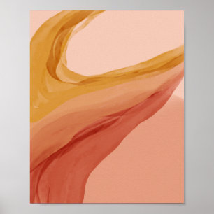Abstract Phoenix Desert Design Poster