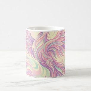 Abstract Phoenix Wings Pastel Coffee Mug