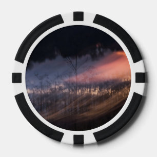 abstract photo poker token