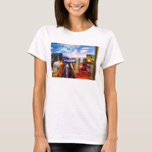 Abstract photographer of dawn in the city T-Shirt