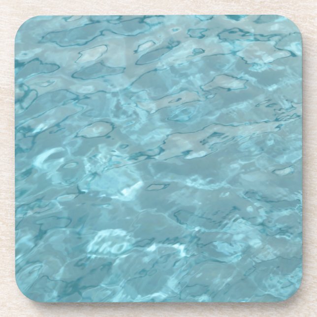 Abstract Photography Aqua Swimming Pool Water Coaster (Front)