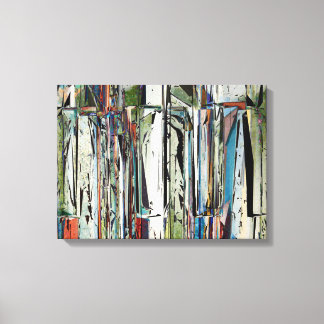 Abstract Piano Keys Canvas Print