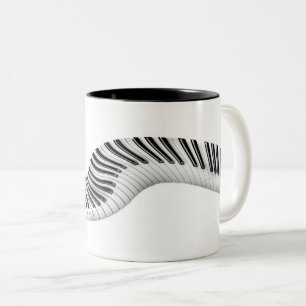 Abstract Piano Keys Mug