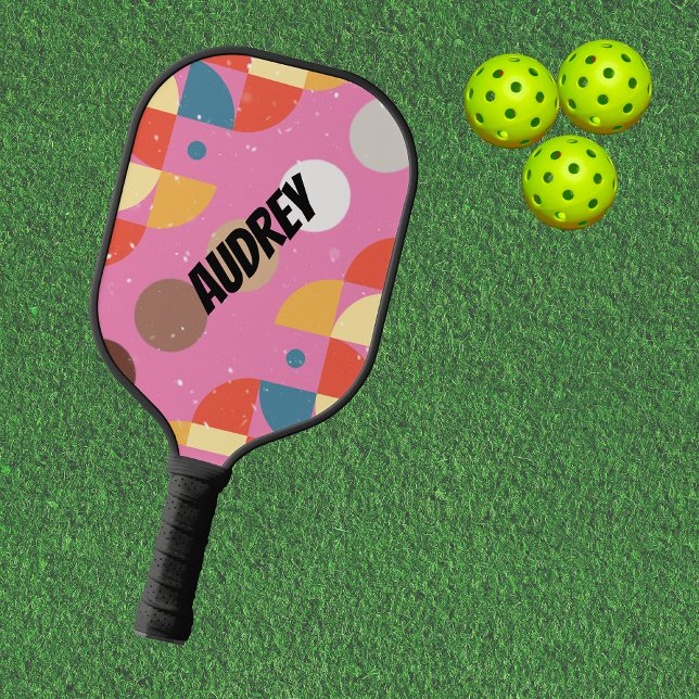 Abstract Pickleball script name paddle Girl/women (Creator Uploaded)