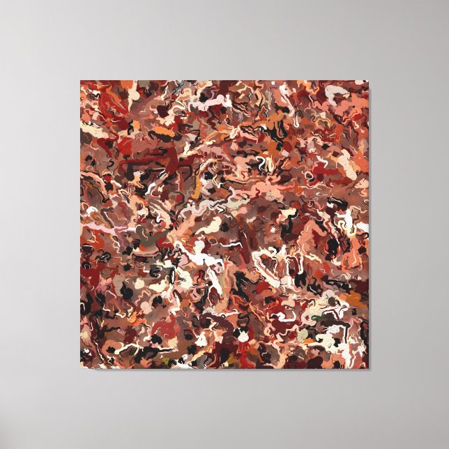 Abstract Pine Needles Canvas Print (Front)