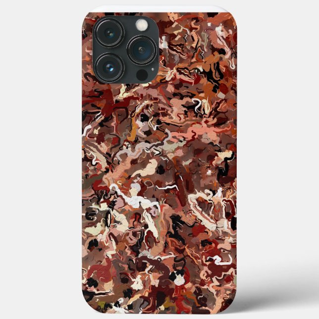 Abstract Pine Needles Case-Mate iPhone Case (Back)