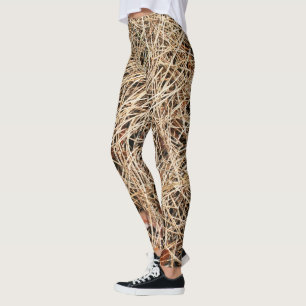 Abstract Pine Needles Leggings