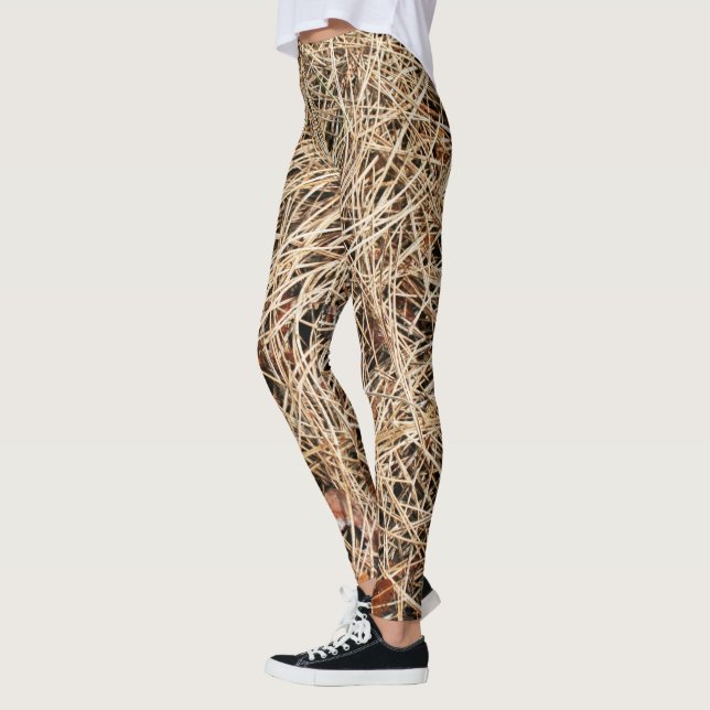 Abstract Pine Needles Leggings (Left)