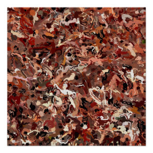 Abstract Pine Needles Poster