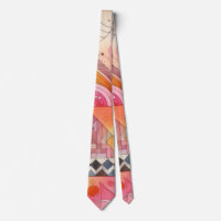 Abstract Pink Colorful Geometric Design