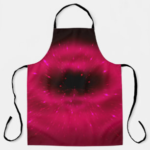 Abstract pink fractal composition. Magic explosion Apron