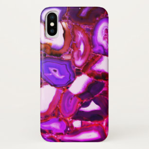 Abstract pink geode pattern Case-Mate iPhone case