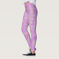 Abstract Pink Geometric Pattern Paint Spatter