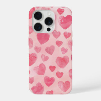 Abstract Pink Hearts Background Love Phone Case