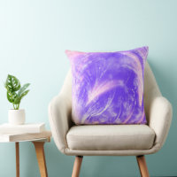 Abstract Pink Purple Dandelions and fireflies