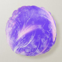 Abstract Pink Purple Dandelions and fireflies