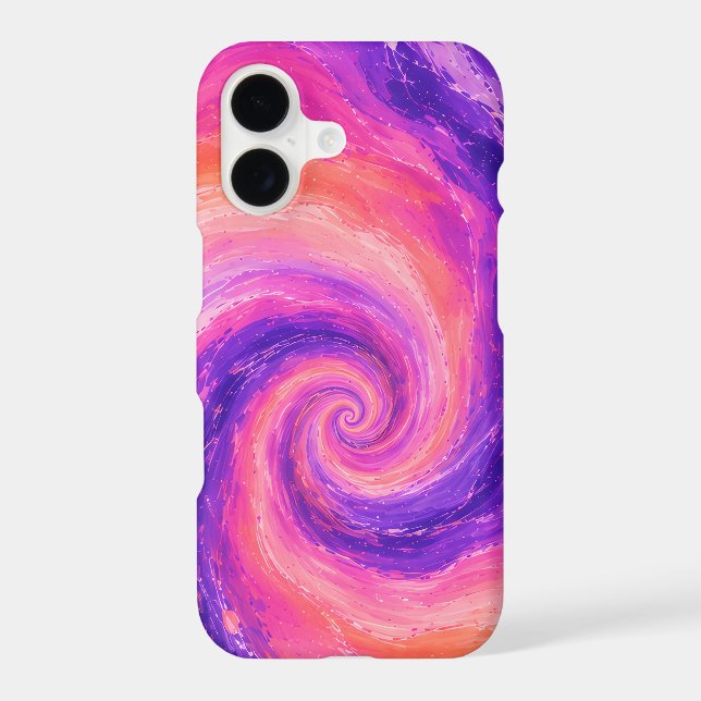 Abstract Pink Purple Vortex (Back)