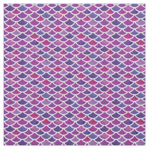 Abstract Pink Tones Mermaid Scale Pattern Fabric