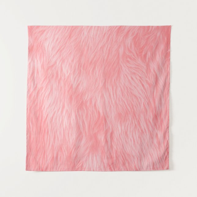 Abstract Pink wool , fabric background Tapestry (Front)
