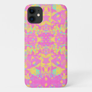 Abstract Pink Yellow Exclusive Pattern Case-Mate iPhone Case