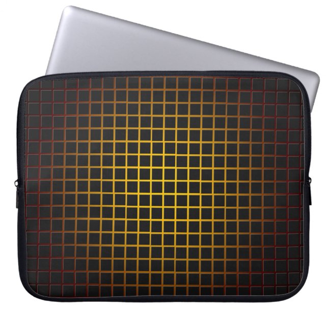 Abstract pixel square patternabstract,art,backgrou laptop sleeve (Front)