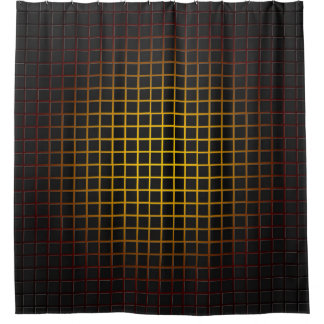 Abstract pixel square patternabstract,art,backgrou shower curtain
