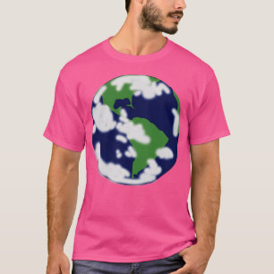 Abstract Planet Earth T-Shirt