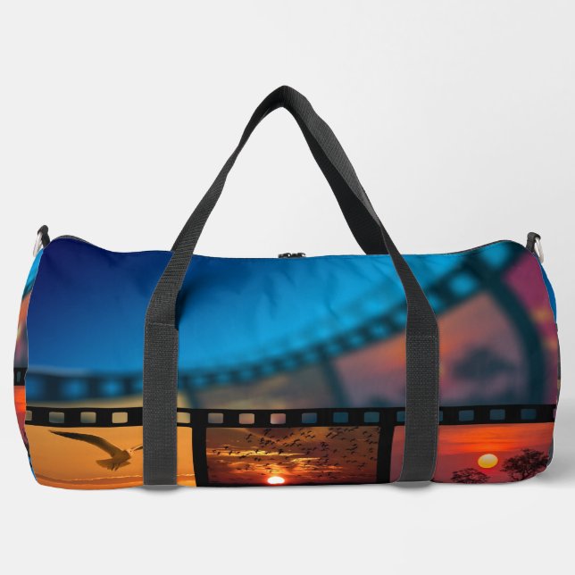Abstract planets duffle bag (Front)