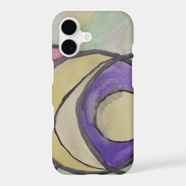 Abstract Planets iPhone Case (Back)
