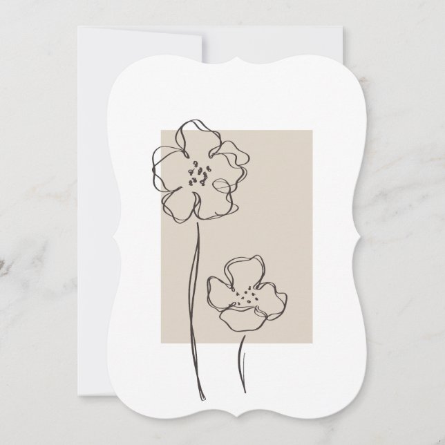 Abstract plant art design (Front)