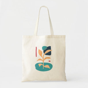 Abstract Plant Tote Bag  