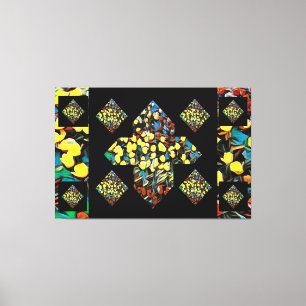 Abstract Plus Sign Tulip Canvas Art (Dreaming)