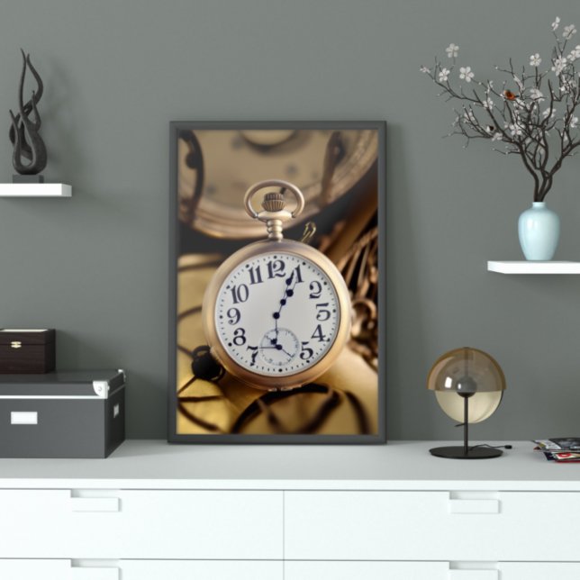 Abstract Pocket Watch Poster (Creator Uploaded)