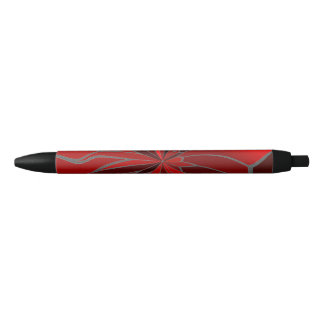 Abstract Poinsettia Pen