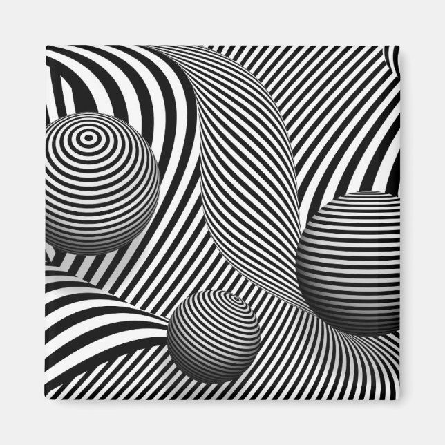 Abstract - Poke out my eyes Magnet (Front)