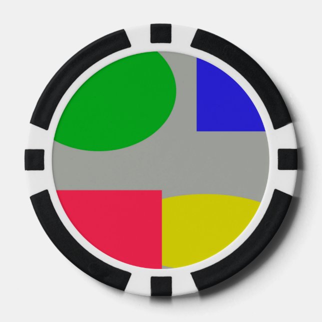 Abstract Poker Chips (Front)
