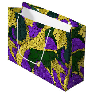 Abstract polka dot large gift bag
