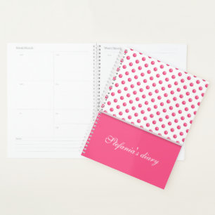 Abstract Polka Dots Modern Design. Planner
