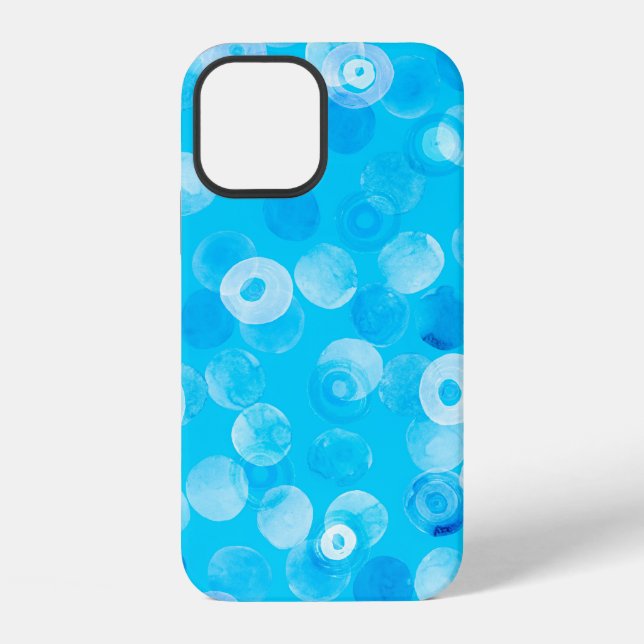 Abstract polka dots seamless pattern iPhone case (Back)