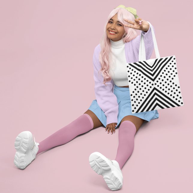 Abstract Polka Tote Bag (Creator Uploaded)