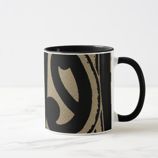Abstract Polynesian Mug (Right)