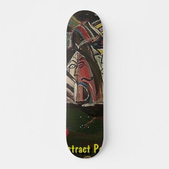 ABSTRACT POOL HALL SKATEBOARD (Front)
