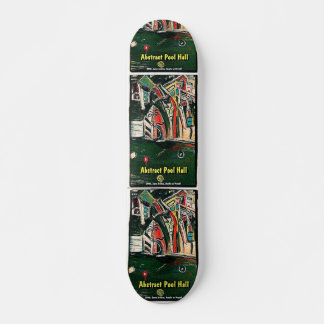 ABSTRACT POOL HALL SKATEBOARD