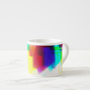 Abstract Popart Primary Rainbow  Speciality Mug