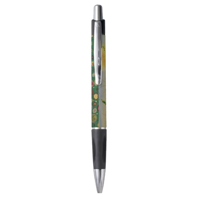 Abstract poppy field pen (Back (Vertical))
