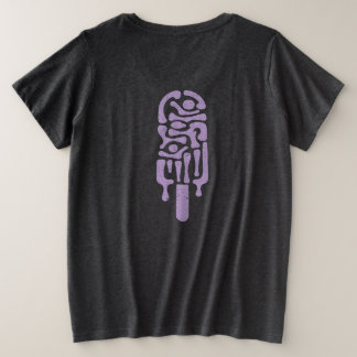 Abstract Popsicle Surf Vintage Design Plus Size T-Shirt