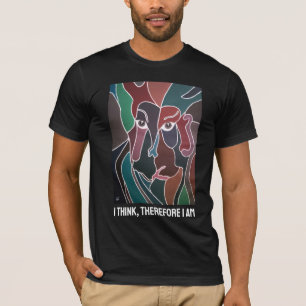 Abstract Portrait Painting by Alfred Fox T-Shirt