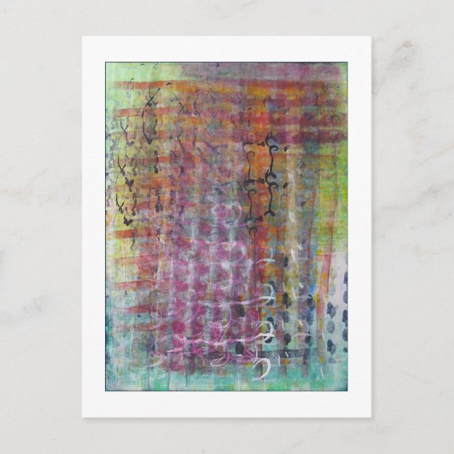 Abstract Postcard (Front)