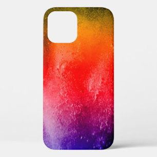 Abstract powder splatted background, Freeze motion iPhone 12 Case