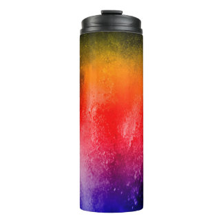 Abstract powder splatted background, Freeze motion Thermal Tumbler